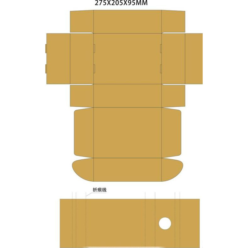 飞机盒汉服jk洛丽塔服装包装打包快递盒厂家工艺