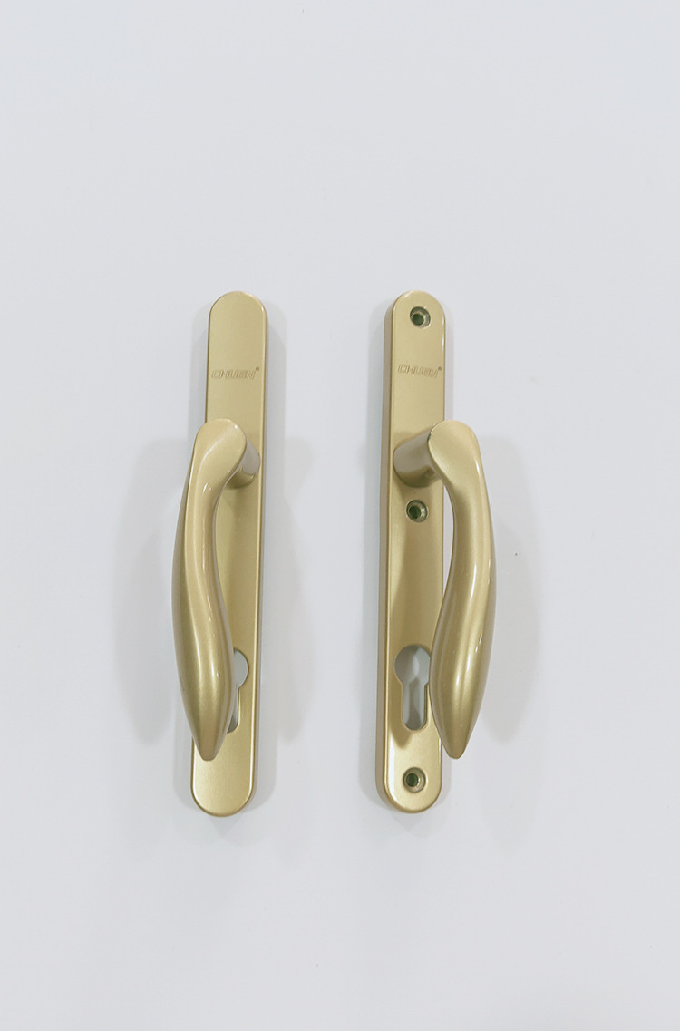 春光五金门窗执手锁 断桥平开门执手 铝门窗两点锁把手门窗拉手