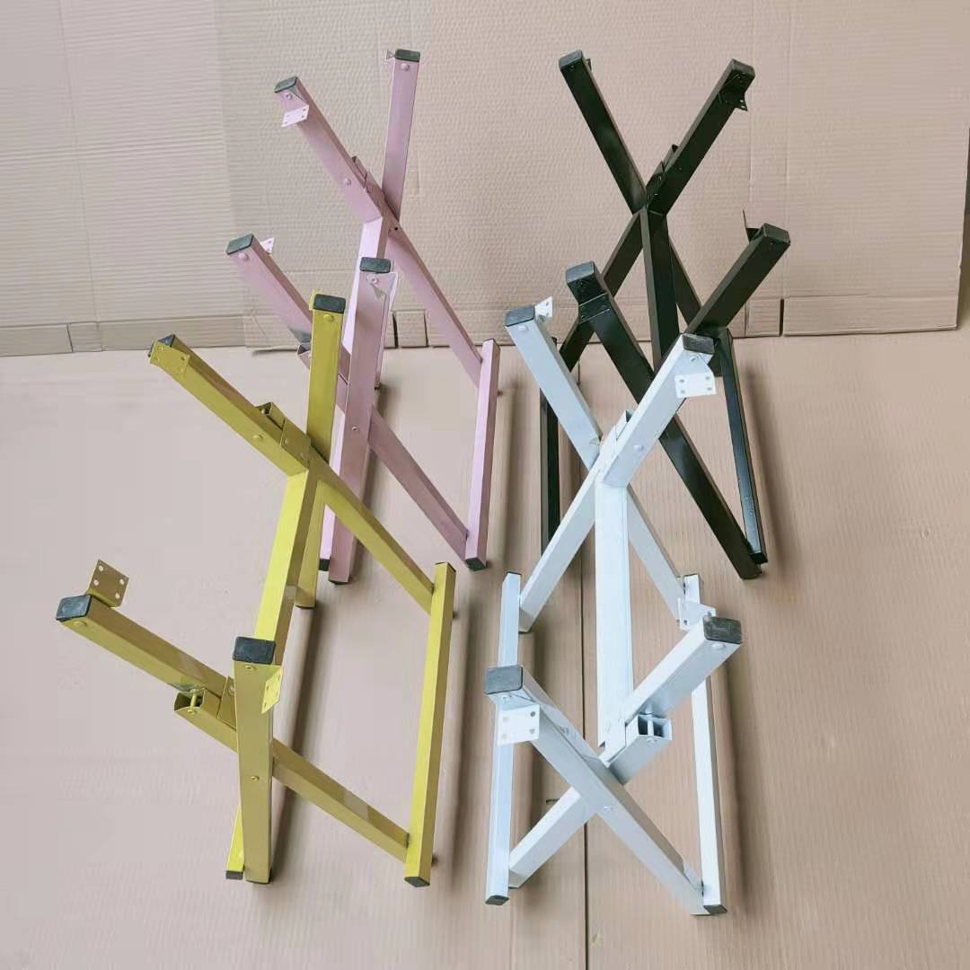 喷塑方管餐桌腿 折叠桌 餐桌 象棋桌麻将桌桌腿 物流费仅1毛7每套