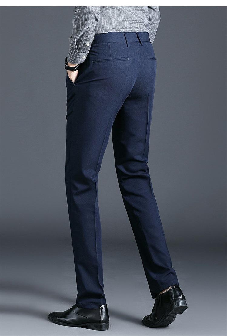 《厂家直销》商务休闲男西裤   夏款男裤  条纹裤子免烫西裤