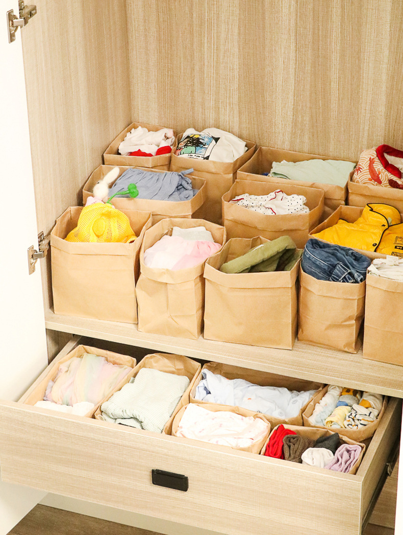 【一件代发】牛皮纸袋冰箱收纳袋烘焙吐司袋食品包装防油袋可定制