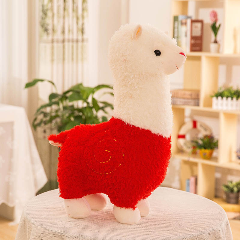 Cross-Border Wholesale Genuine Alpaca Doll Plush Toys Lamb Puppet Sleeping Pillow Ragdoll Amazon Wholesale