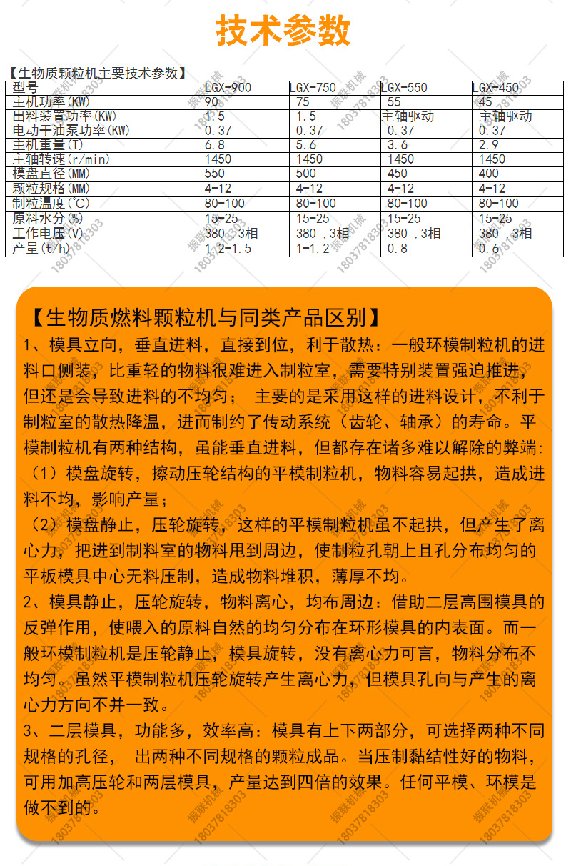 能源加工颗粒机 木屑生物质颗粒机 卧式玉米秸秆生物质颗粒机