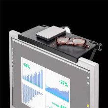 电视机顶盒置物架显示器电脑屏幕免打孔挂架路由器收纳盒桌面支架