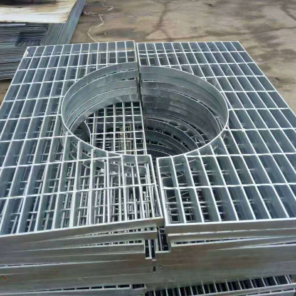 【供应钢制树池篦子】批发1200*1200*30钢格栅树篦子 天津格栅