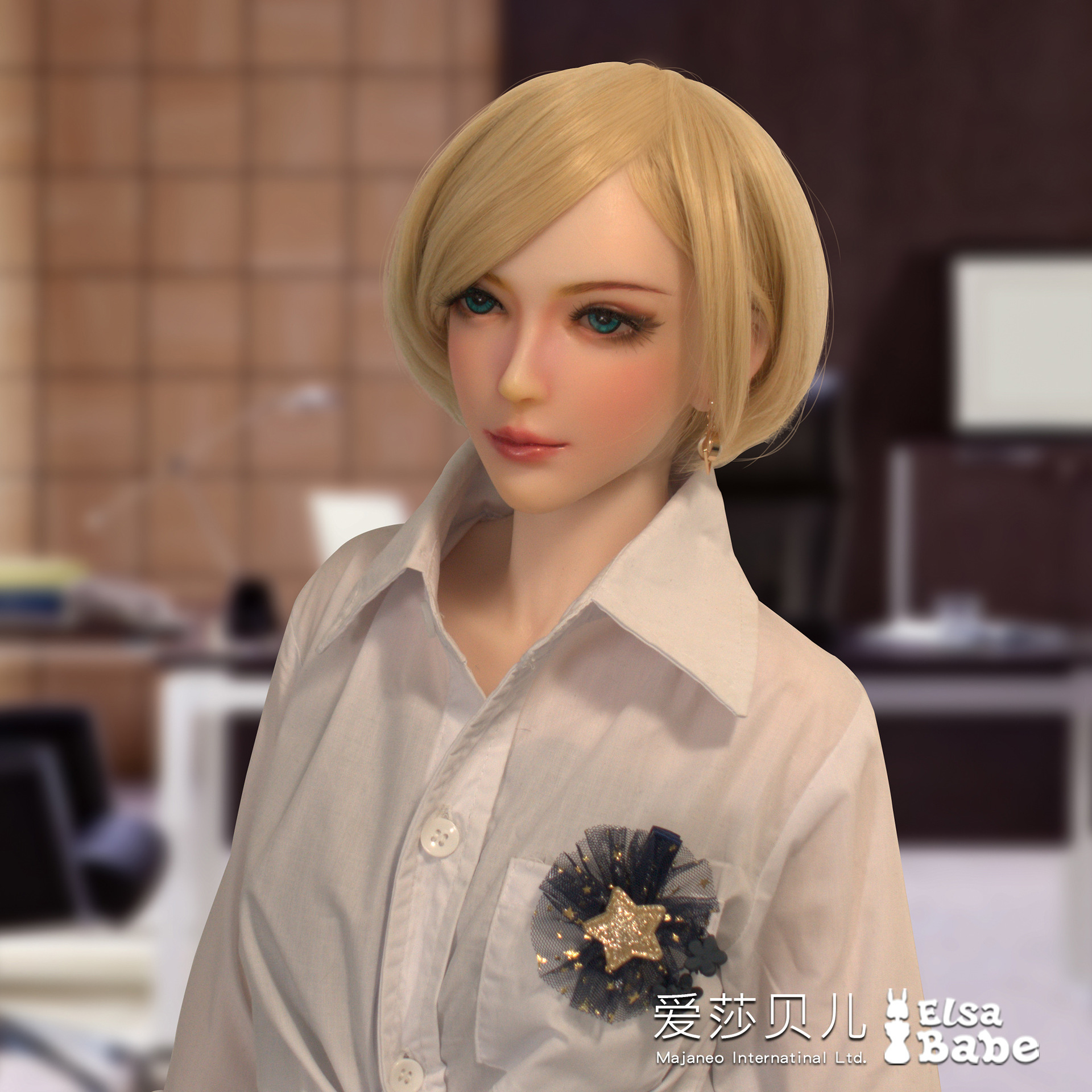 爱莎贝儿 102厘米硅胶实体娃娃头部 田中美雪 (仅头部)