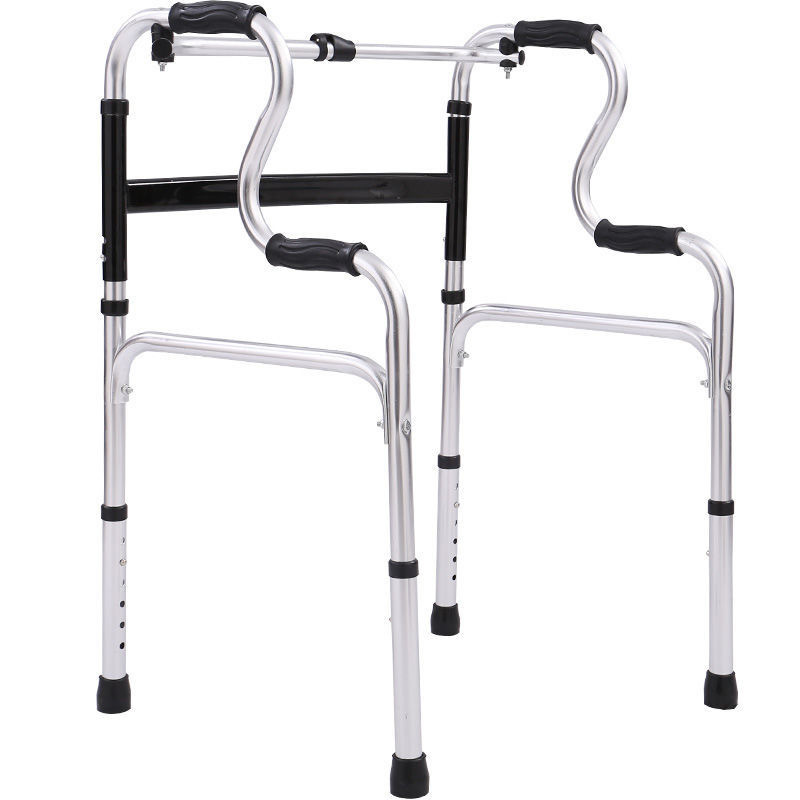 现货批发助行器老年人康复训练辅助残疾人助步器四脚拐杖工厂直供