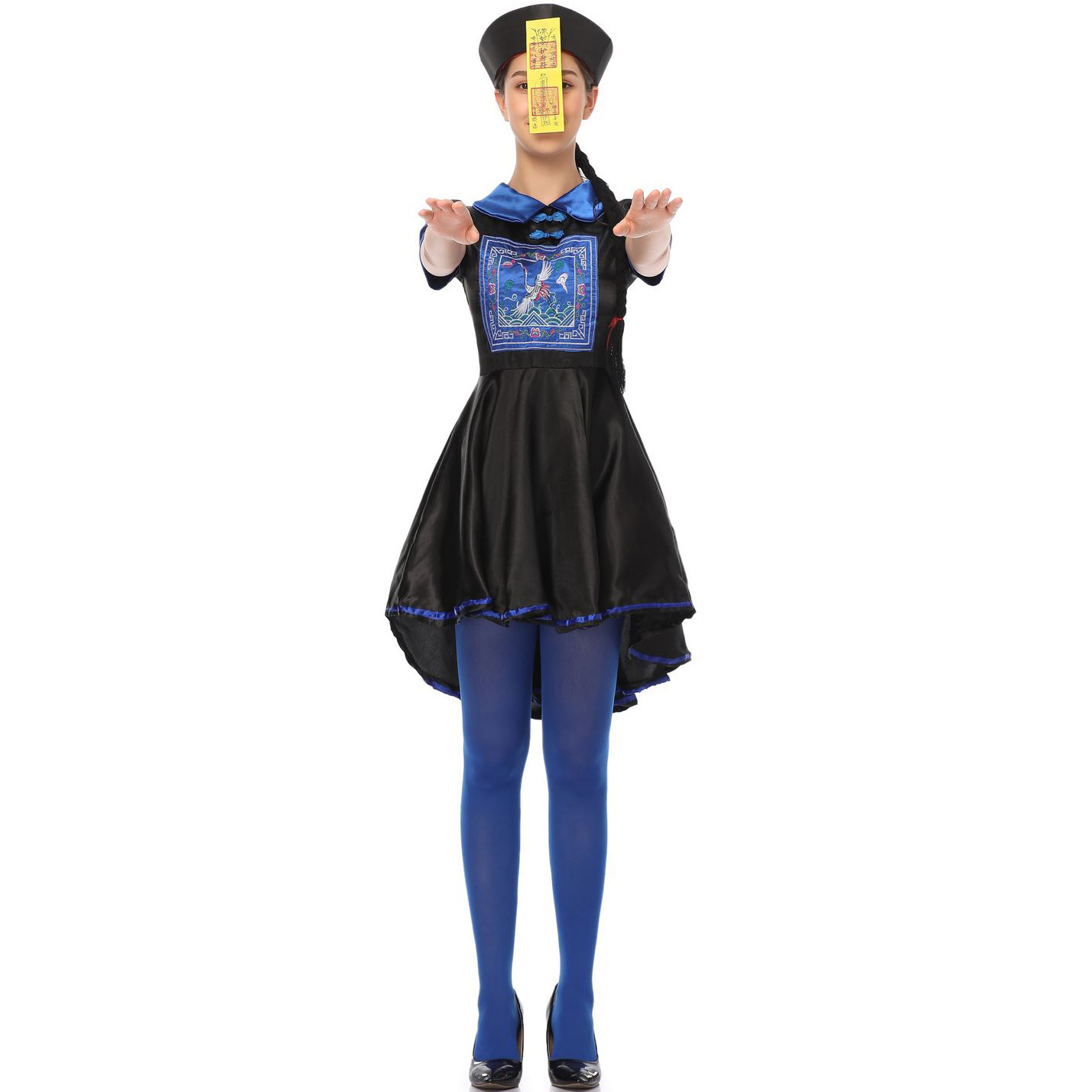 万圣节女僵尸服装 cosplay 清朝黄山道士恐怖鬼衣服 死神服