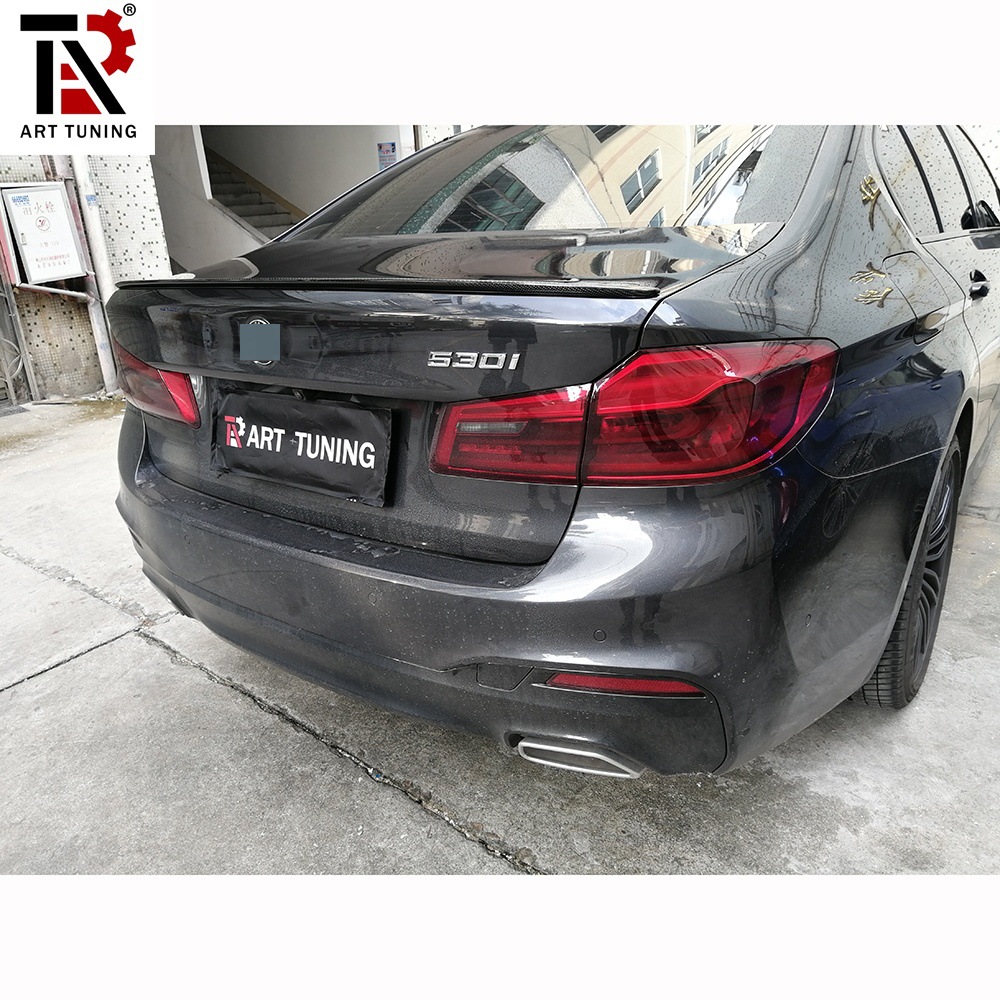 适用于宝马新5系g30g38改装mperformance款碳纤维尾翼压尾翼