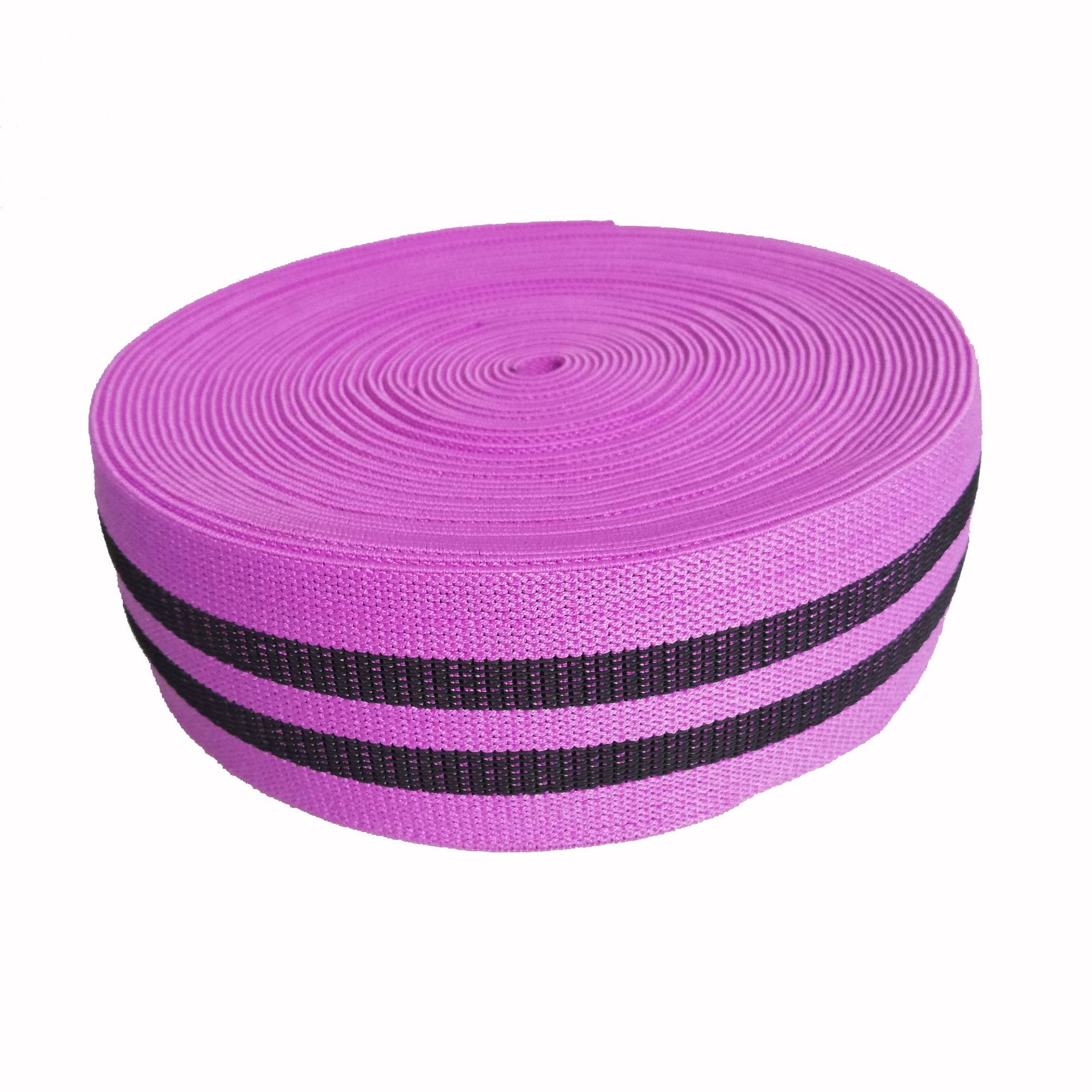 8cm全棉加厚防滑松紧带运动护具复健强力牵引带厂家深蹲带可定做