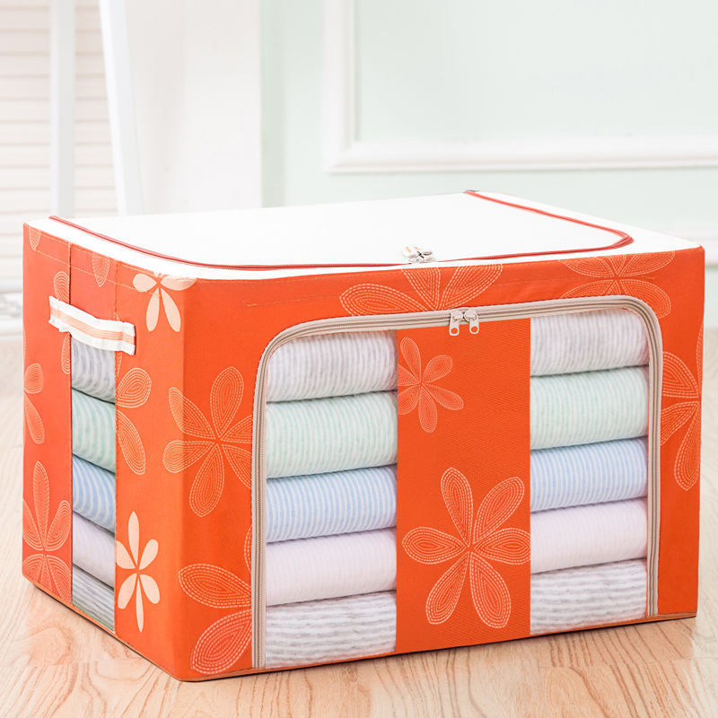 Wardrobe Collect Clothes Storage Box Fabric Oxford Cloth Finishing Box Box Bag Foldable Clothing Bag Household Appliances