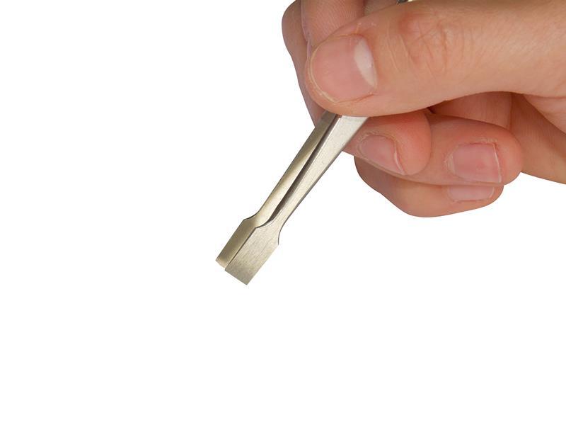 北极虎 平头镊子 邮票夹子晶元硅片镊子假睫毛粘贴工具平口不锈钢