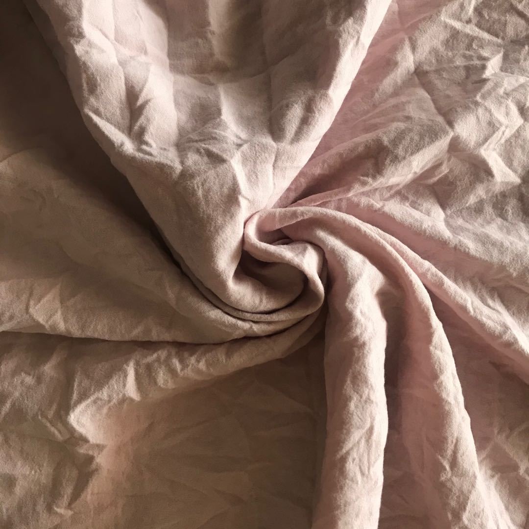 水洗棉254cm宽幅皱感强90克厂家直销全涤磨毛水洗棉床单布