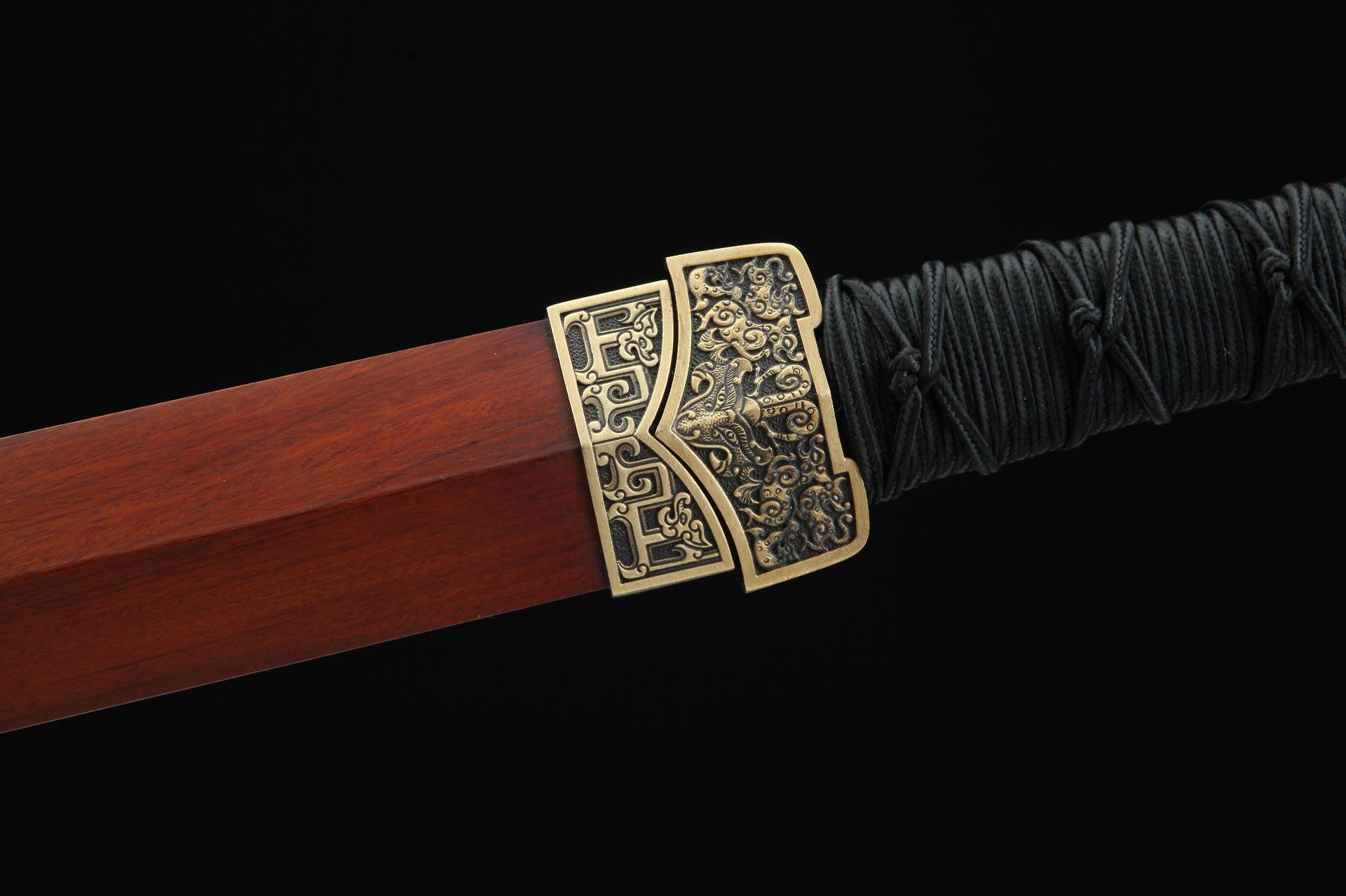 龙泉刀剑花纹钢一体工艺宝剑防身八面羽毛纹汉剑传统春秋剑未开刃