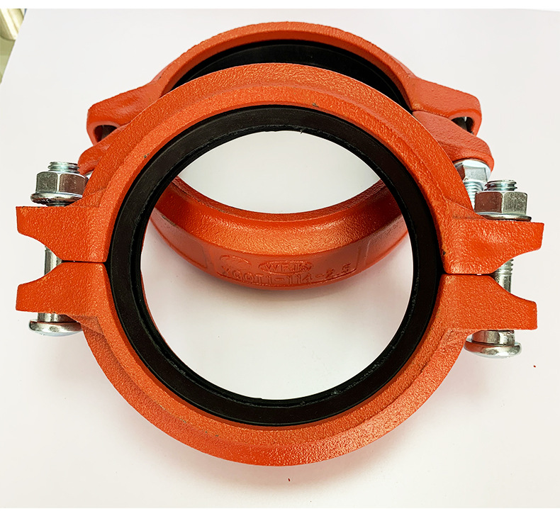 厂家批发沟槽钢卡工程沟槽管件钢卡消防管件消防工程配件沟槽钢卡