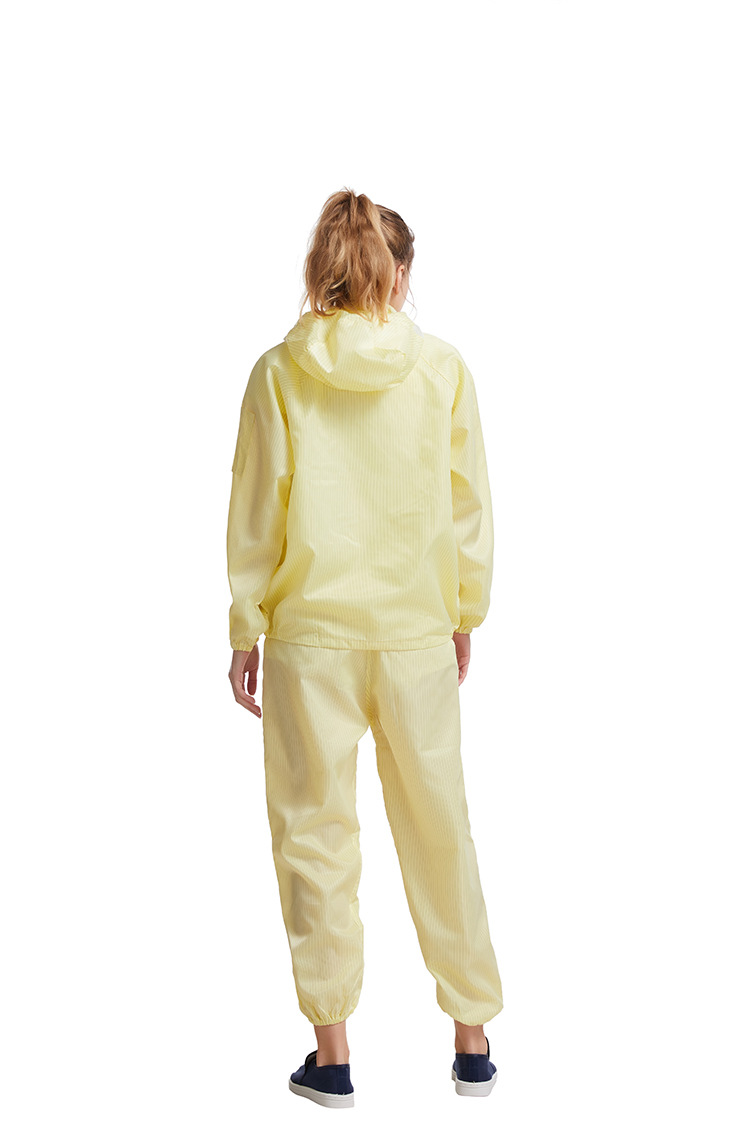 防静电服连体防尘洁净防护服喷漆连帽分体静电衣服全身无尘工作服