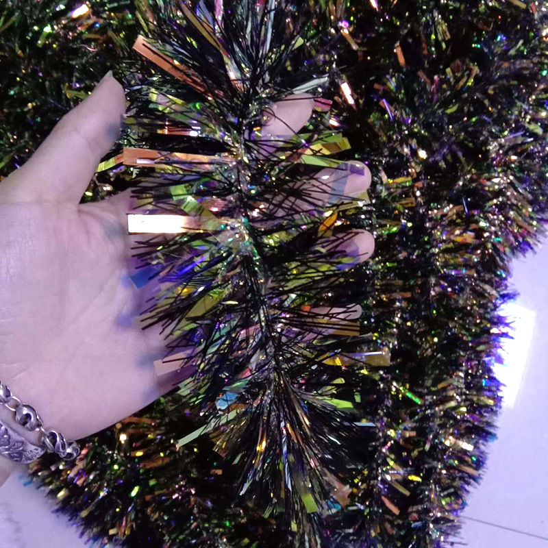 7cm圣诞七彩毛条 兔耳朵毛条 装饰彩条 幼教装饰彩色泡刺毛条批发