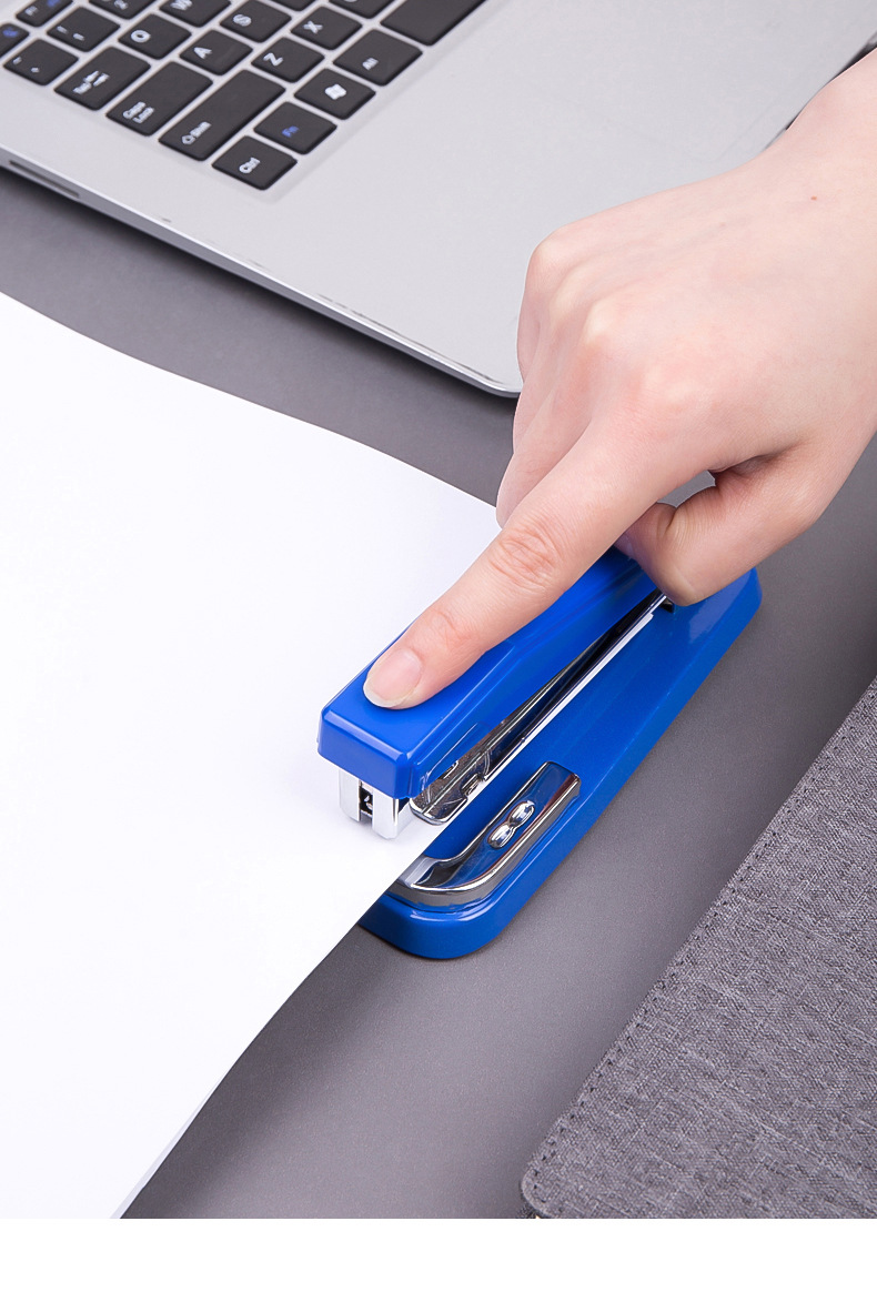 得力0414旋转型订书机省力转头办公订书大号0012订书钉12#通用款