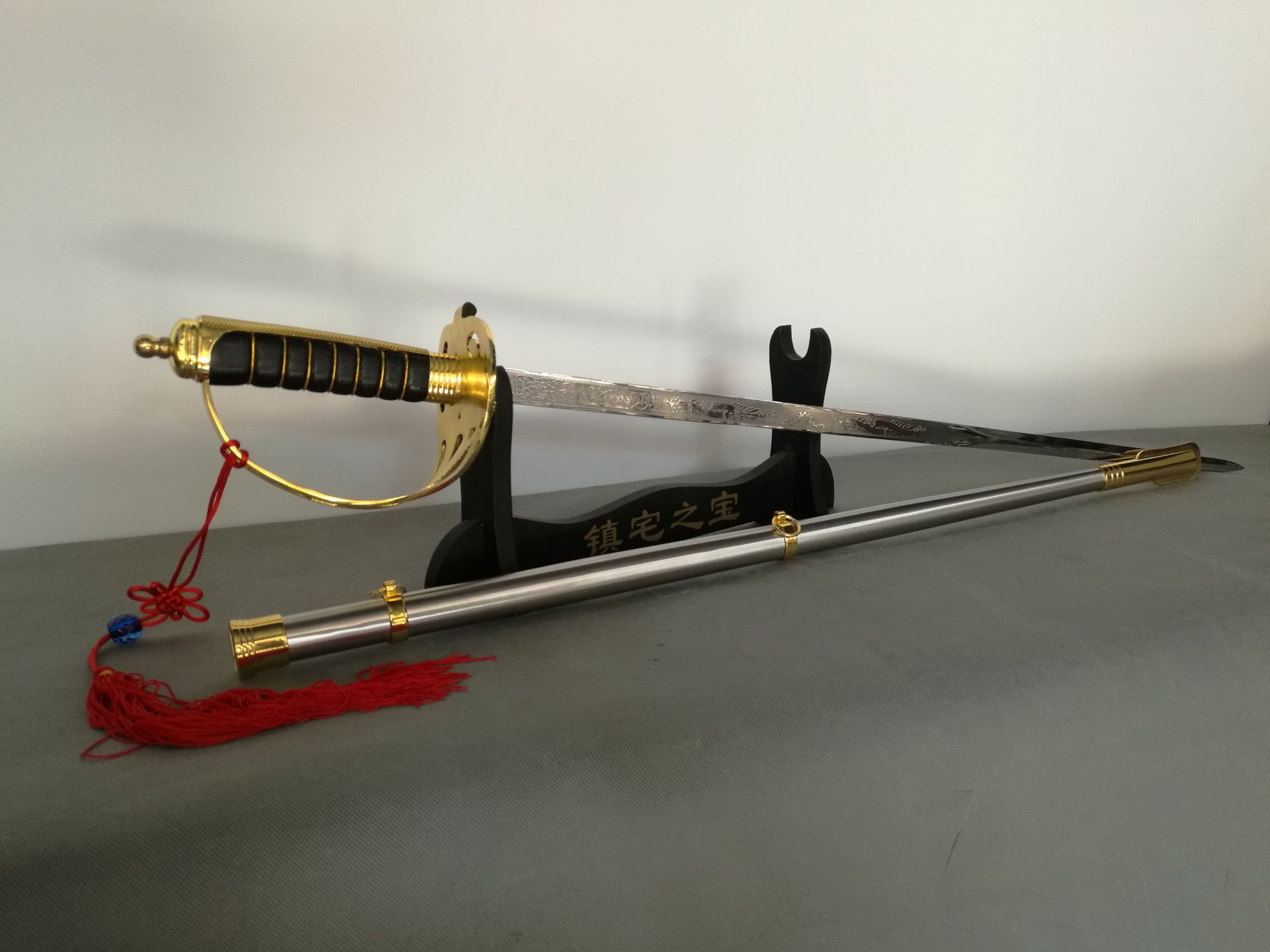 龙泉刀宝剑 仪仗剑 hk-2105指挥剑 影视特价 未开刃