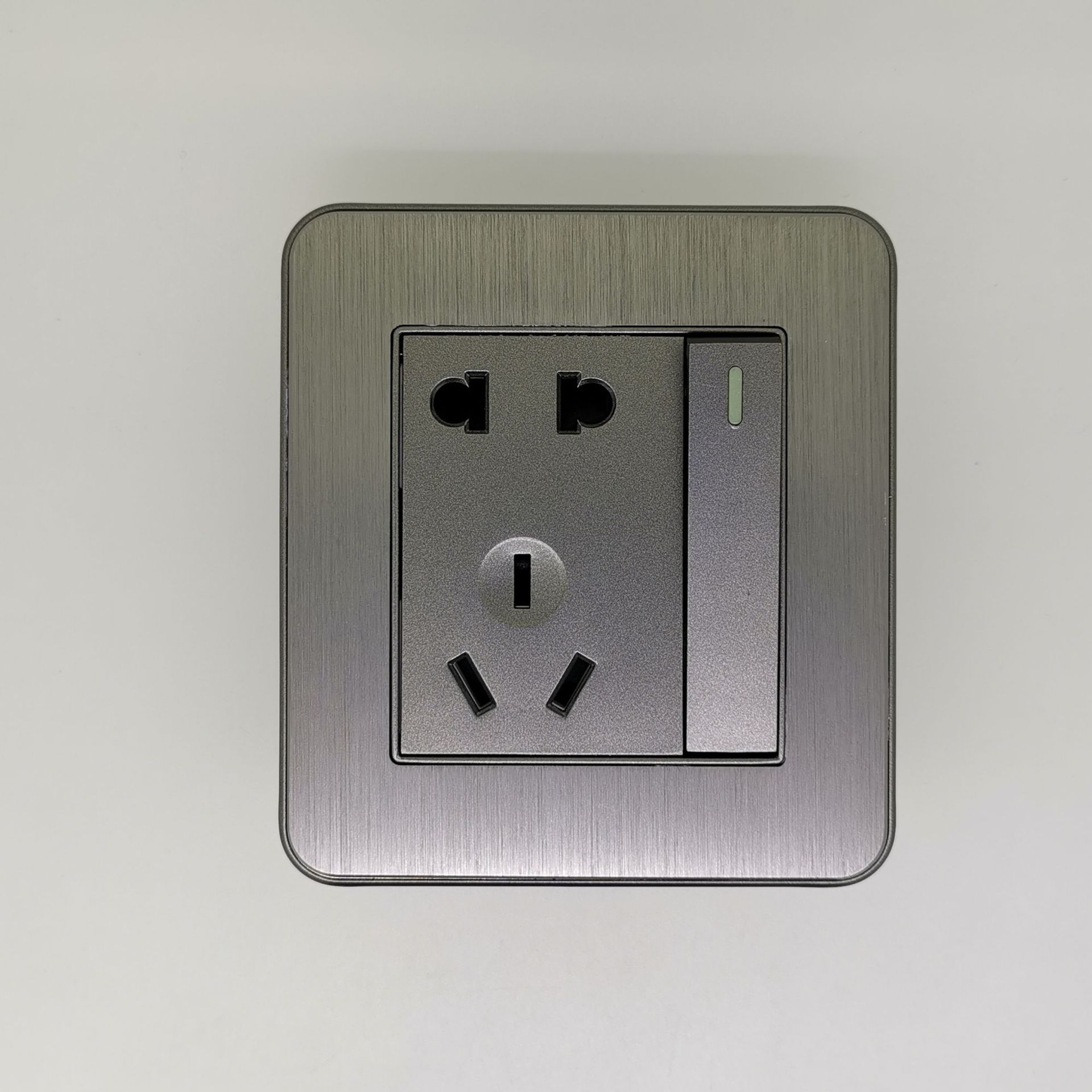 明玥myue五孔双usb墙壁开关插座 可配套zigbee智能开关插座使用