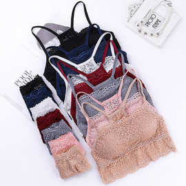 30%新款kissy运动内衣女士无钢圈减震字母吊带聚拢瑜伽胸罩文胸套装