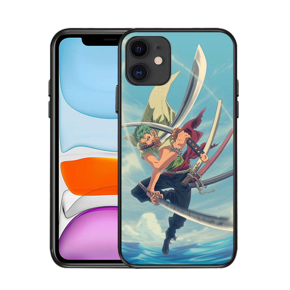 适用12pro索隆手机壳苹果xsmax/x/xs/xr/7plus海贼王iphone8p/6sp