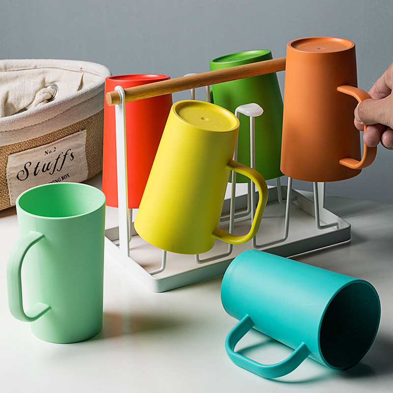 环保可降解pla全降解杯简约时尚纯色杯子马克杯