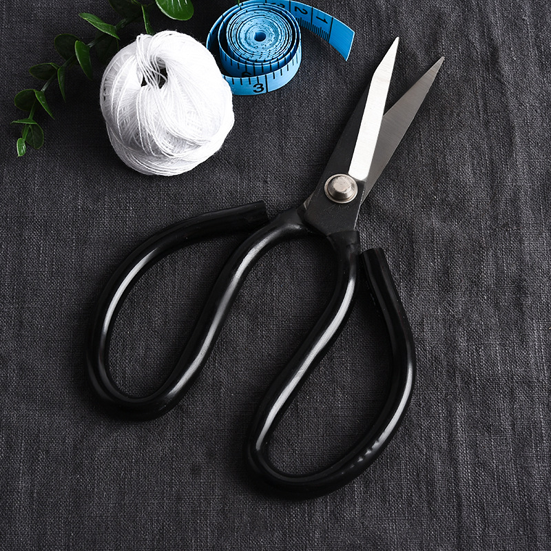 Household Scissors Family Scissors Stainless Steel Scissors Casing Scissors Household Leather Scissors Sewing Cloth Scissors Wholesale