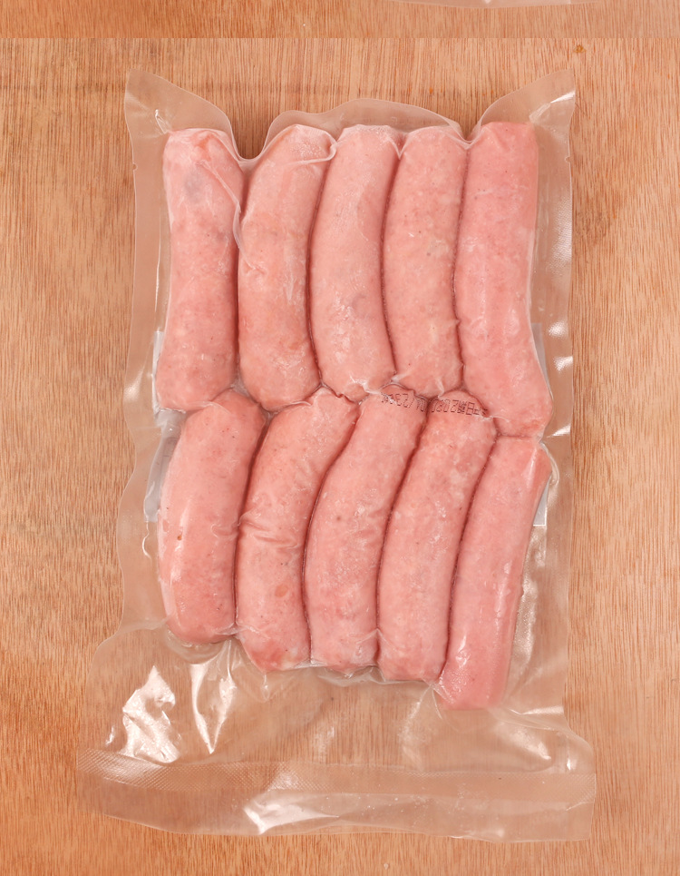 鲜肉热狗肠千年记 冷冻食品 热狗香肠10条火锅烧烤手抓饼小吃450g