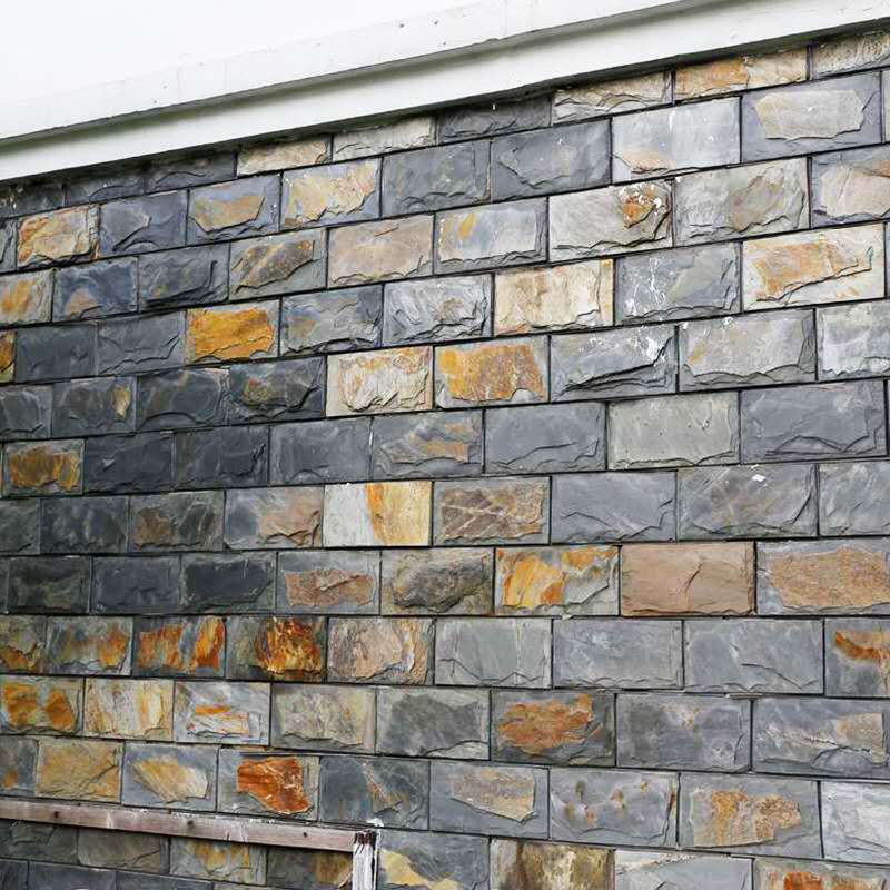 文化石外墙砖天然锈色蘑菇石庭院户外花园别墅外墙青石板批发定制