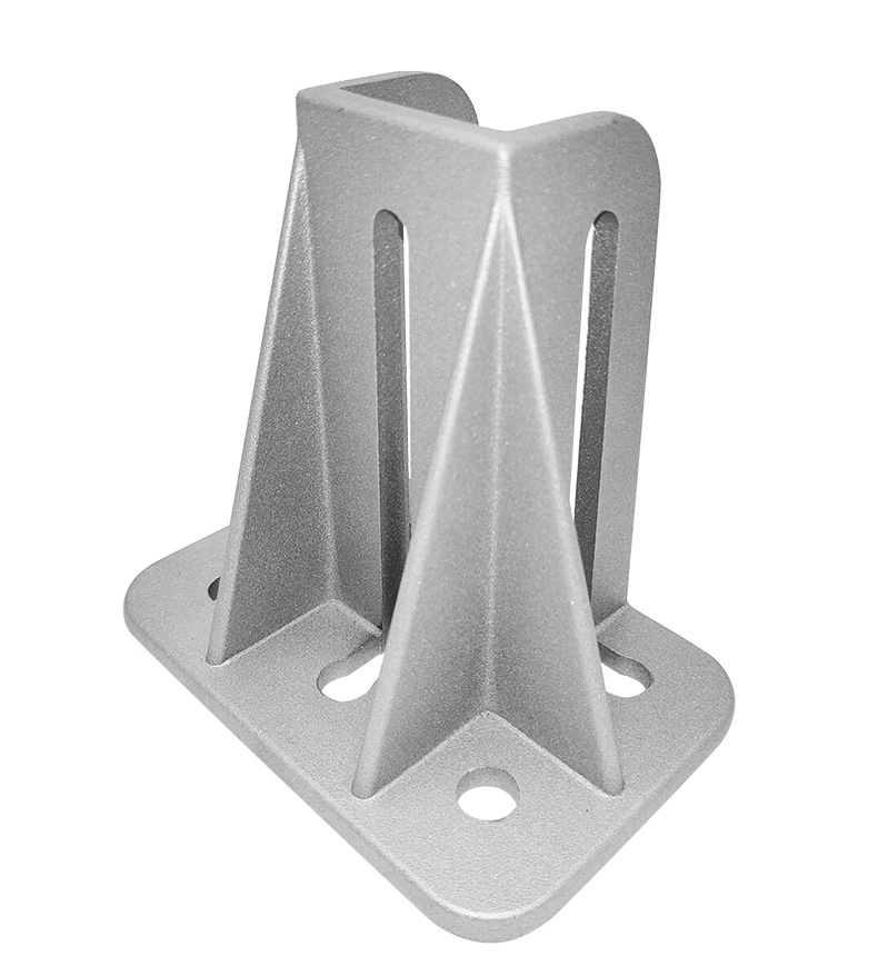 4040工业铝型材固定地脚支撑件 压铸件 铝合金地脚 40#围栏底座