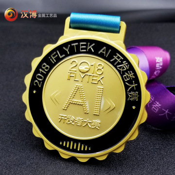 金属烤漆奖牌定制运动会荣誉奖章 活动比赛纪念品展会活动纪念品