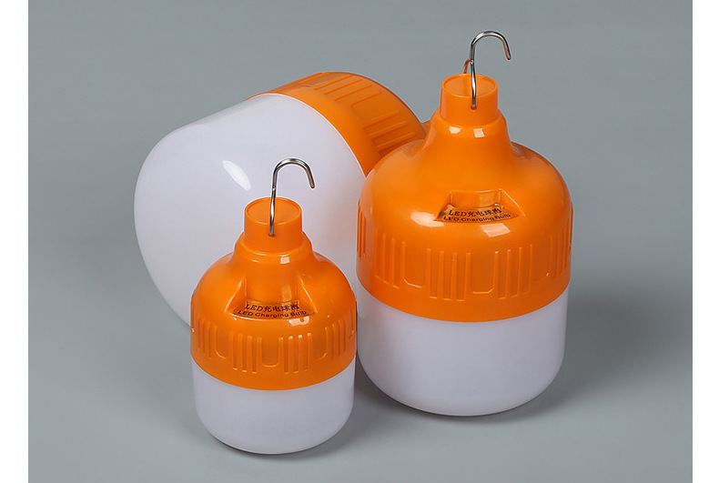 led充电灯泡 地摊夜市灯移动照明摆摊神器户外露营应急灯节能球泡