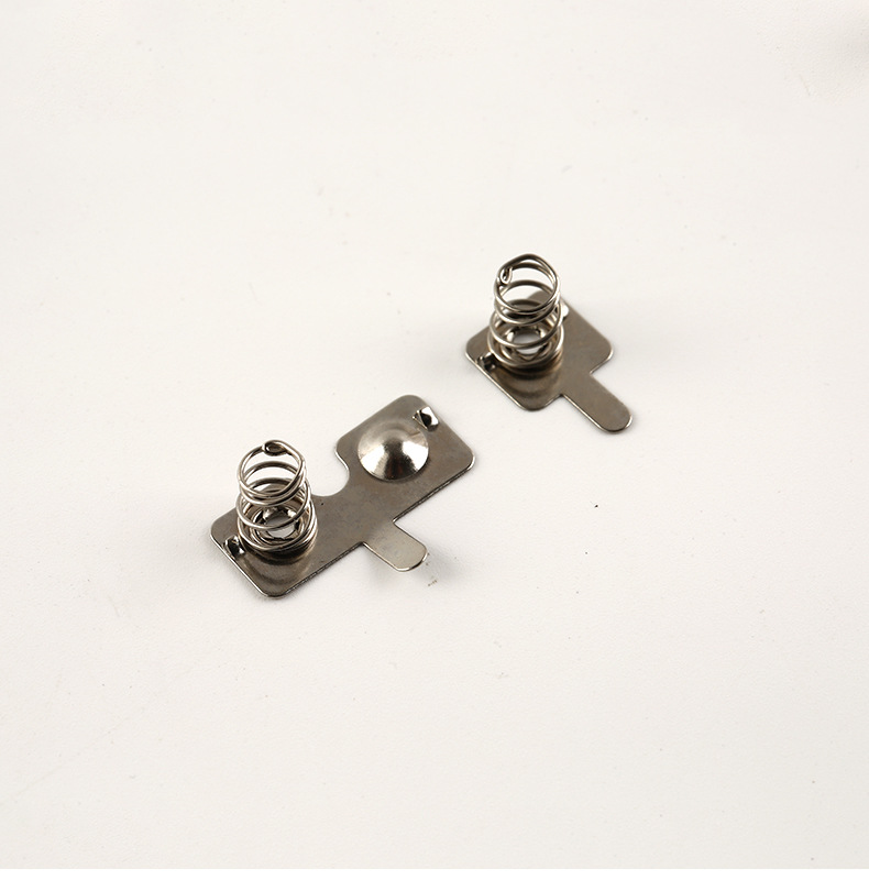 工厂直供七号电池铁片 纽扣电池弹片 电池弹簧片电子五金冲压弹片