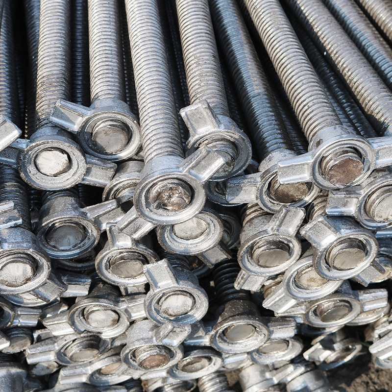 厂家直供常规异型建筑脚手架配件顶丝可调顶托脚手架底托建筑顶托