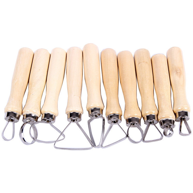 diy模型工具10件套 美术陶艺大头刀陶泥泥塑修坯软陶粘土刮刀