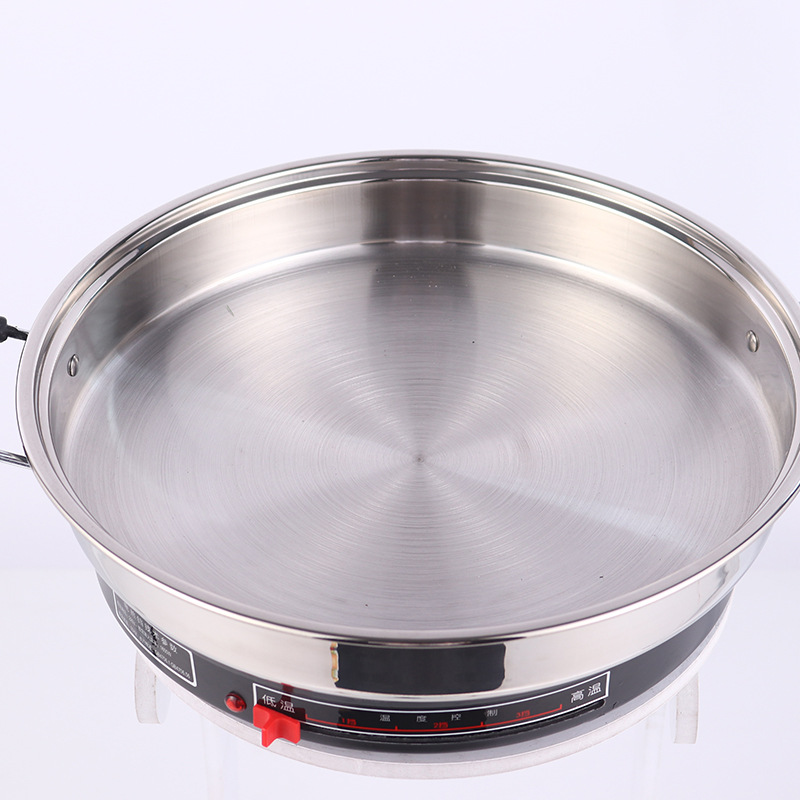 多功能电煎锅烙饼锅 家用平底锅 推拉钢款电饼铛 特大加深批发