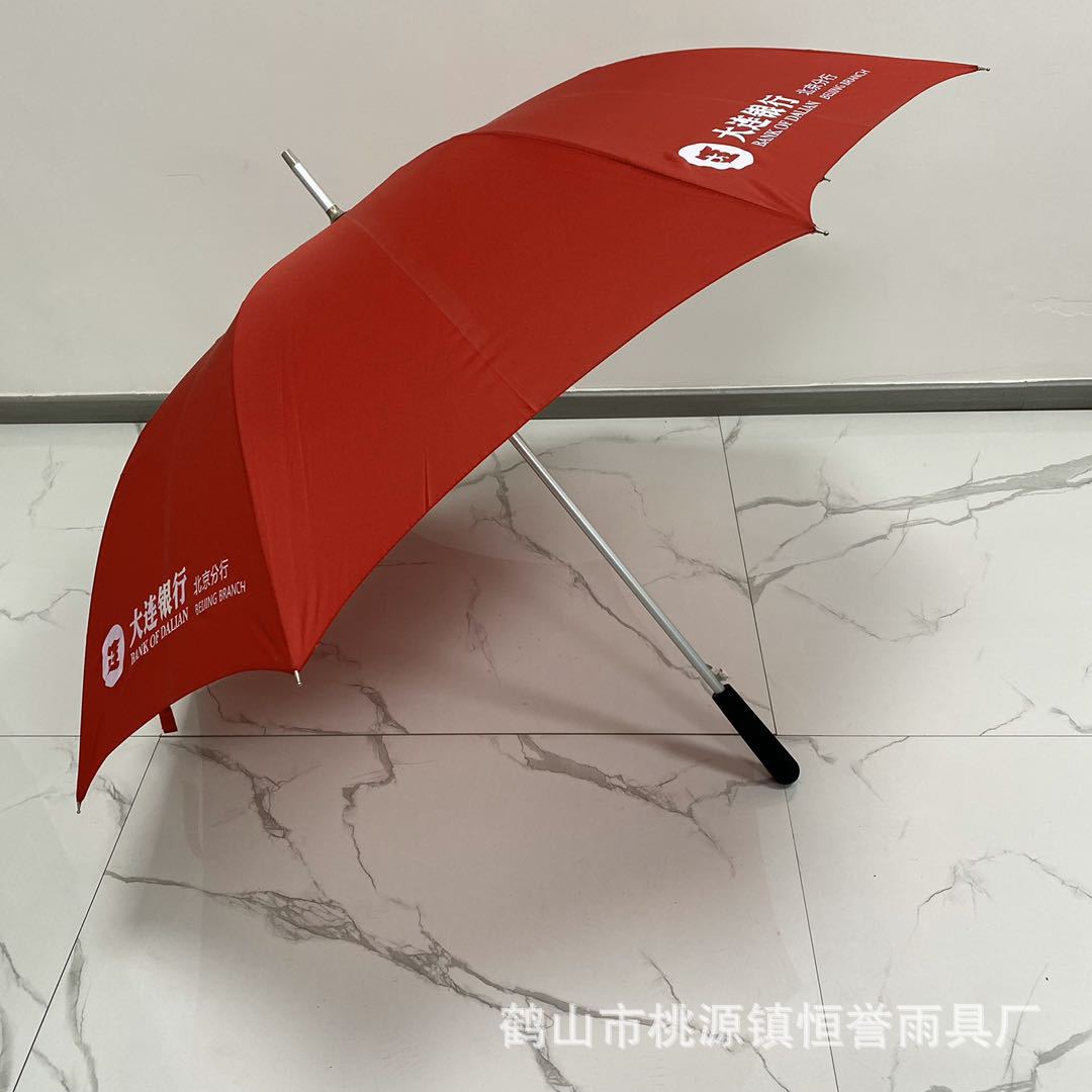 Formulate Advertising Umbrella Automatic Gifts Straight Umbrella Wholesale Formulate Transfer Logo Color Digital Printing Golf Umbrella