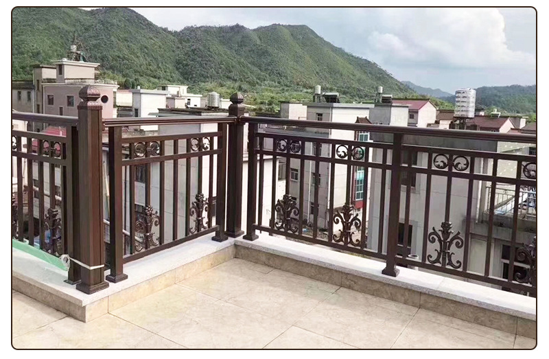 铝艺护栏 铝艺阳台护栏 花园小区围墙铝合金庭院围栏别墅铝艺栏杆