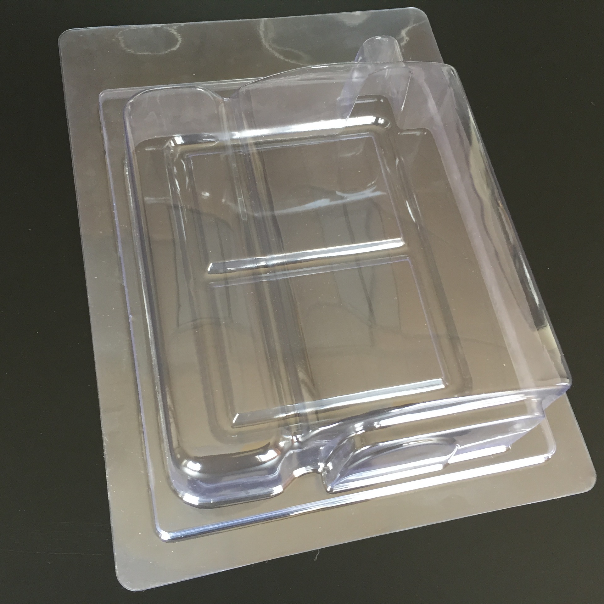 厂家定制汽车电子透明包装盒高频高周波底面套吸塑盒封边吸塑加工