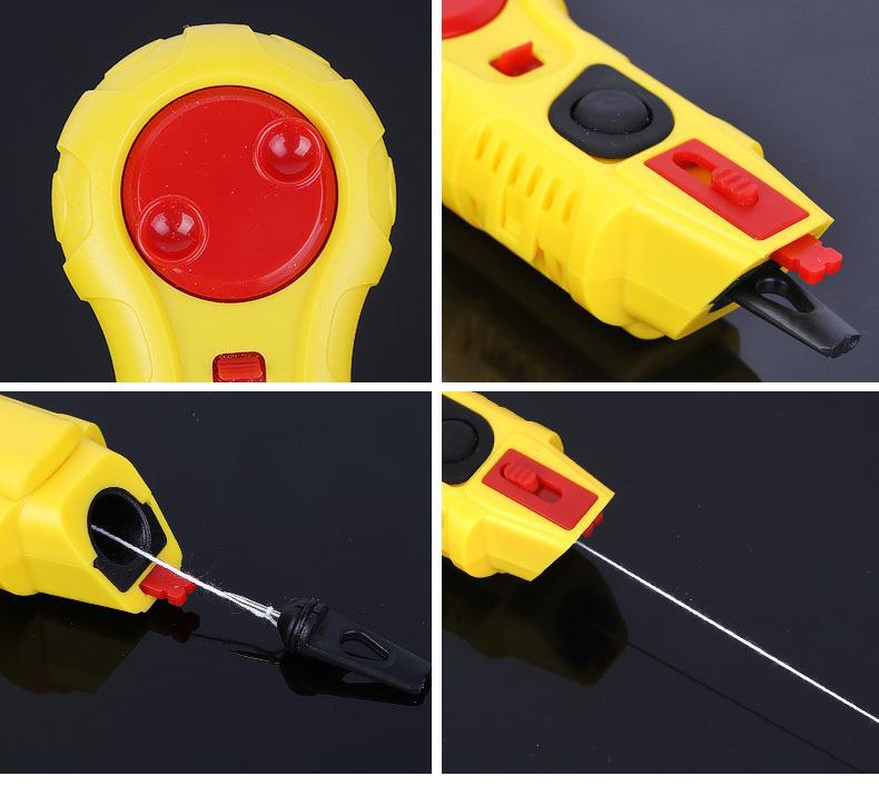 电动墨斗 全自动墨斗迷你墨斗木工线斗粉斗装修用画线器 划线工具