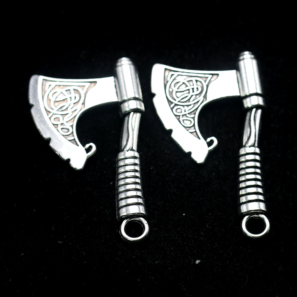 diy饰品 手游王者荣耀程咬金大斧头个性项链吊坠配件 ins厂家批发