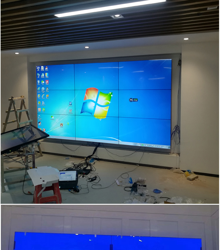 液晶拼接屏三星高清无缝led大屏幕46京东方49lg55寸监控lcd电视墙