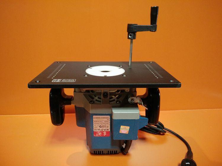 私家木匠东成04 12雕刻机修边机 电木铣倒装板锣机精品倒装工作台