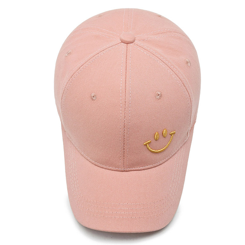 Men's and Women's Fashion Trend Four Seasons Hat Korean Smiling Face Hat Sun-Proof Baseball Cap Sports Leisure Peaked Cap