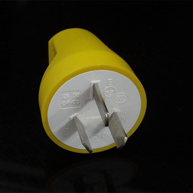 国标装配式电源插头 国标三扁插家用小电器组装插头 国标接线插头