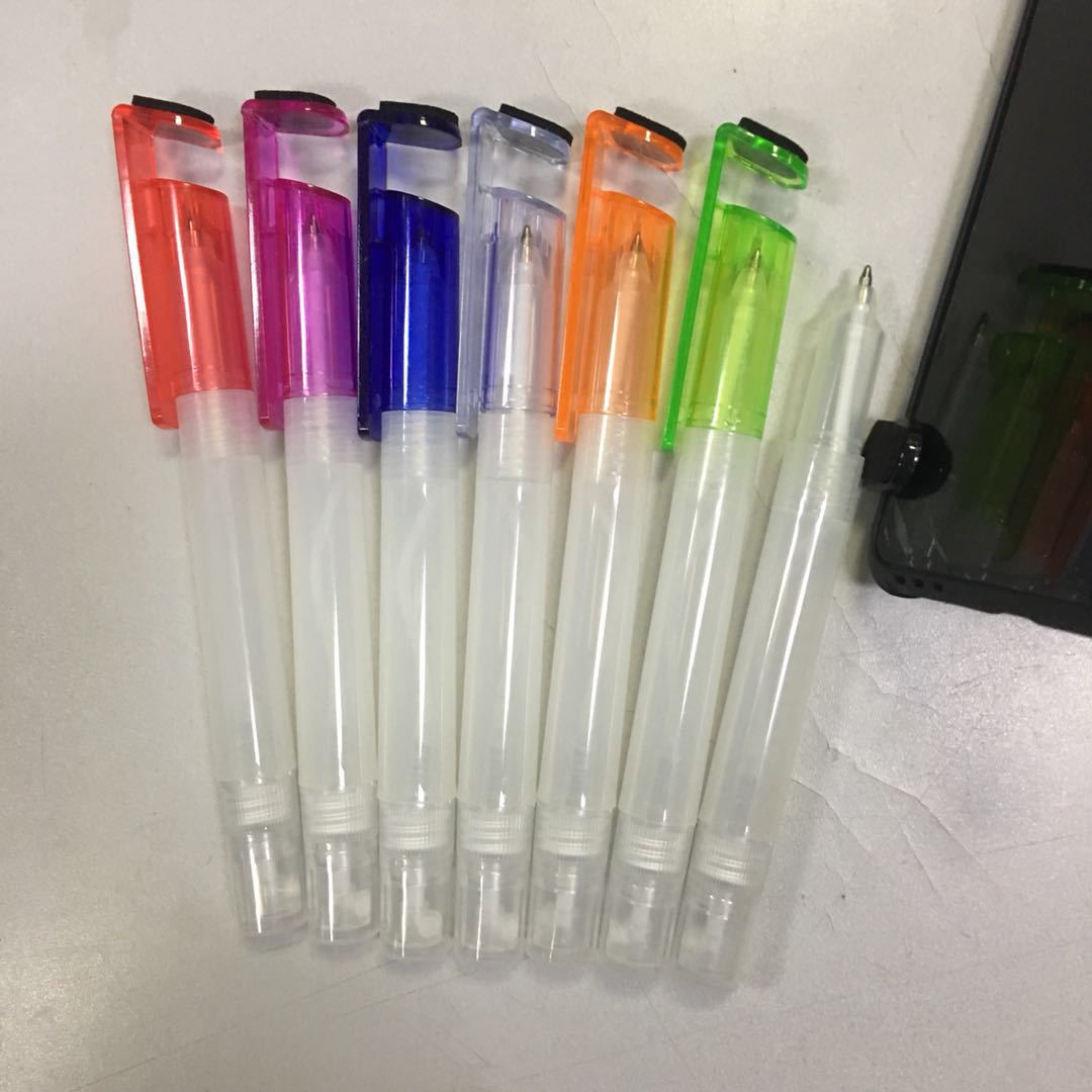 厂家直销分水制笔喷雾笔喷雾笔 喷雾按动分装瓶 液体携带瓶酒精笔