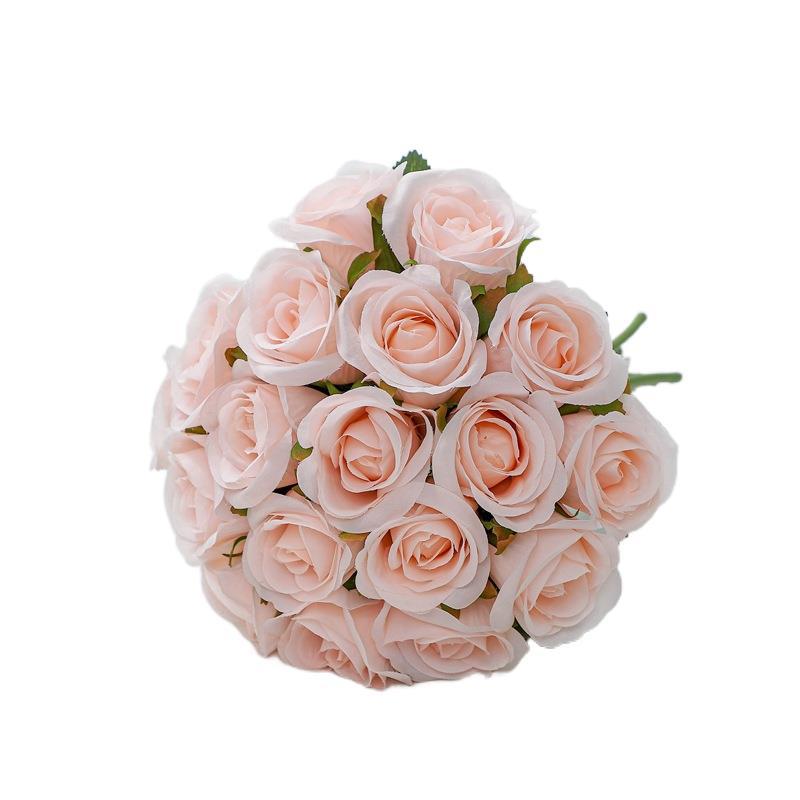 Wholesale 18 Bride Handwriting Rose Bouquet Artificial/Fake Flower Wholesale Home Wedding Photography Handmade Diy Flower