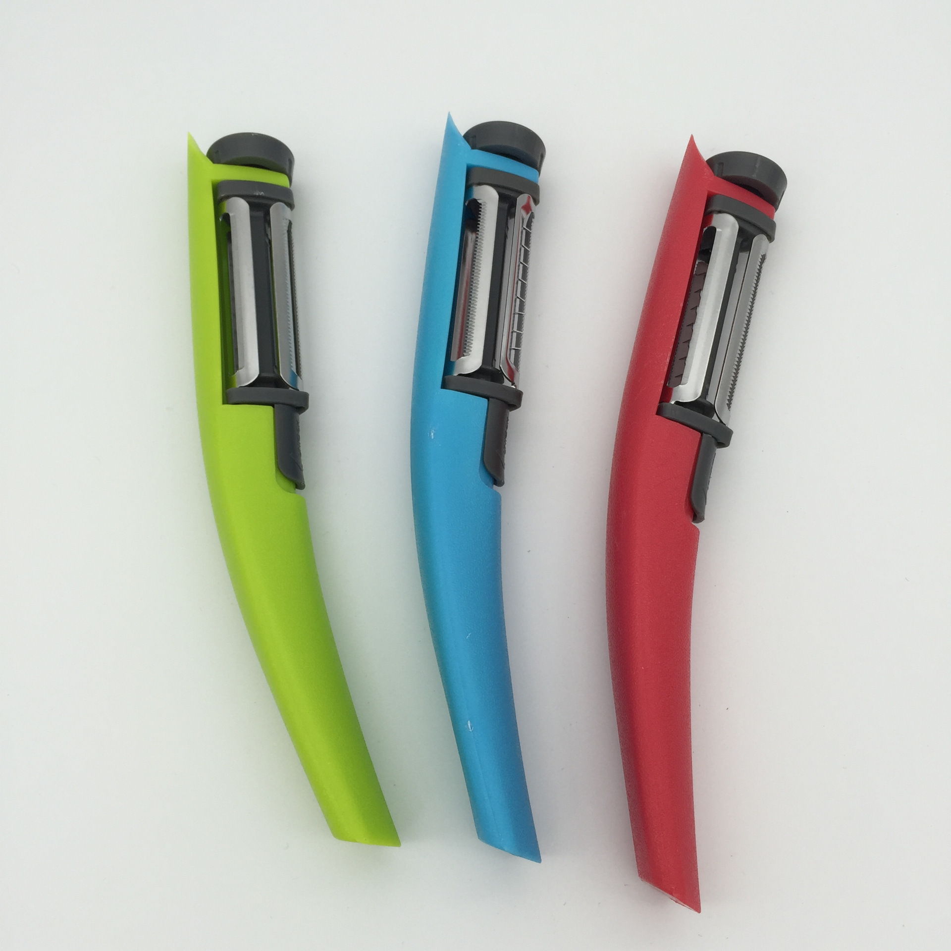 厂家直销三合一旋转刀头削皮器 多功能水果蔬菜削皮刀水果削皮器