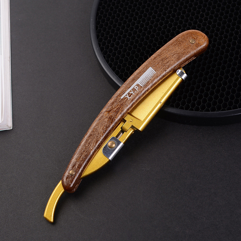 发彩彩美发专业削发刀理发削刀打薄器碎发打薄刀架刀片手动型刮刀